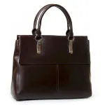 Сумка жіноча Класична шкіра Luxeva P2 366 full skinned brown