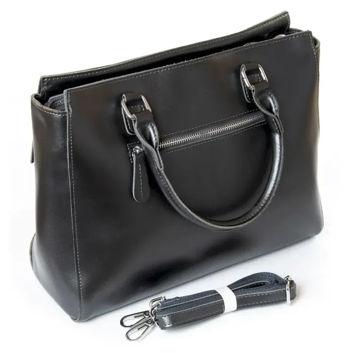 Сумка Женская Классическая кожа Luxeva P2 366 bright-grey