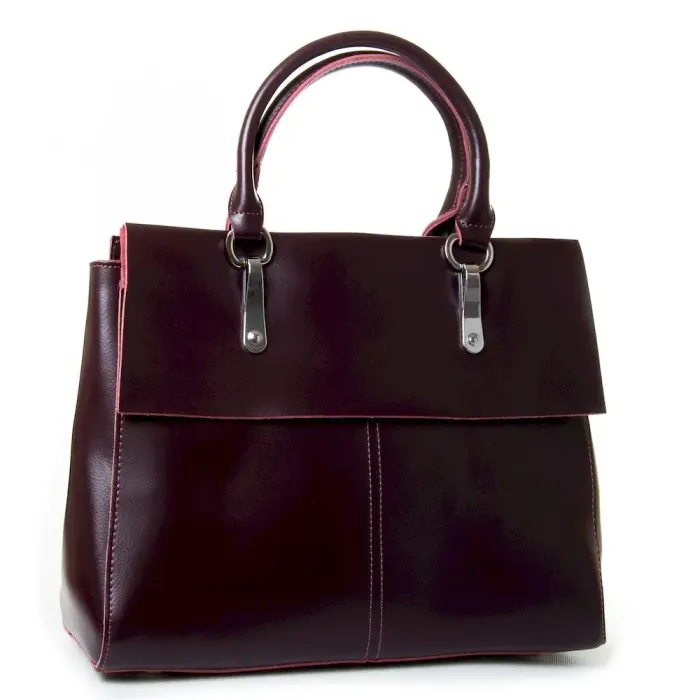 Сумка Женская Классическая кожа Luxeva P2 366 deep-wine-red