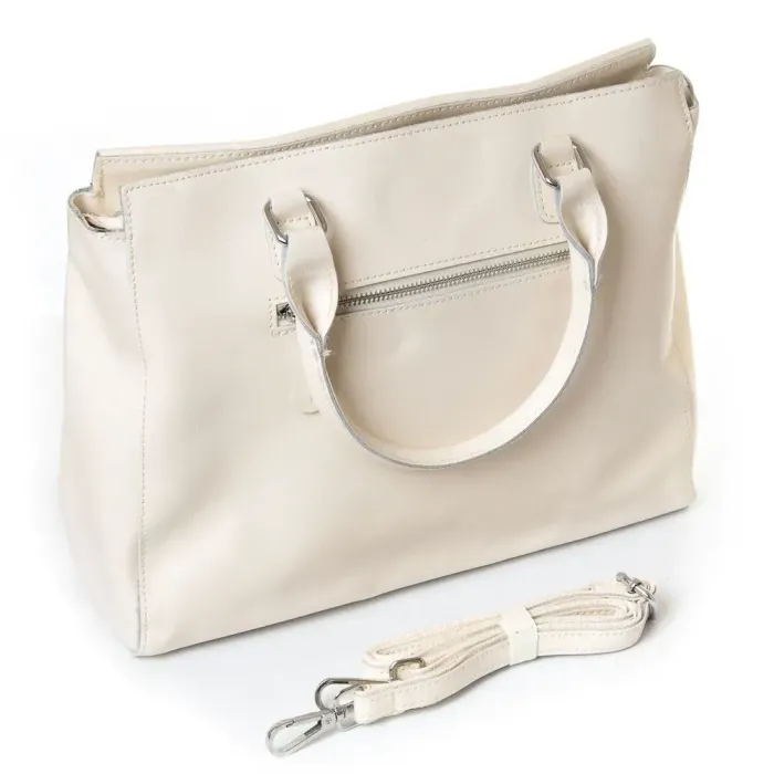 Сумка Женская Классическая кожа Luxeva P2 366 beige