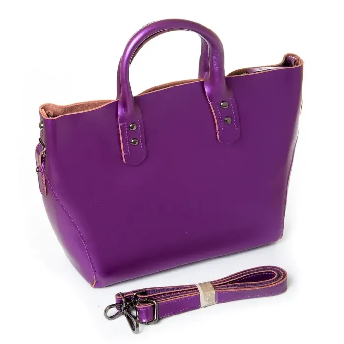 Сумка Женская Классическая кожа Luxeva P103 8668 special purple