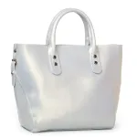 Сумка жіноча Класична шкіра Luxeva P103 8668 pearl-grey
