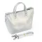 Сумка Женская Классическая кожа Luxeva P103 8668 pearl-grey