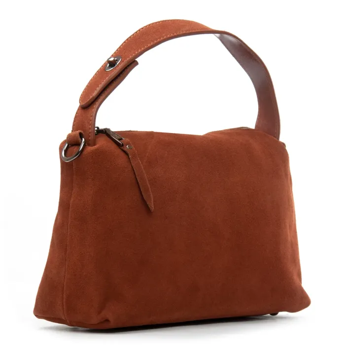 Сумка Женская Классическая замш ALEX RAI 9148 camel