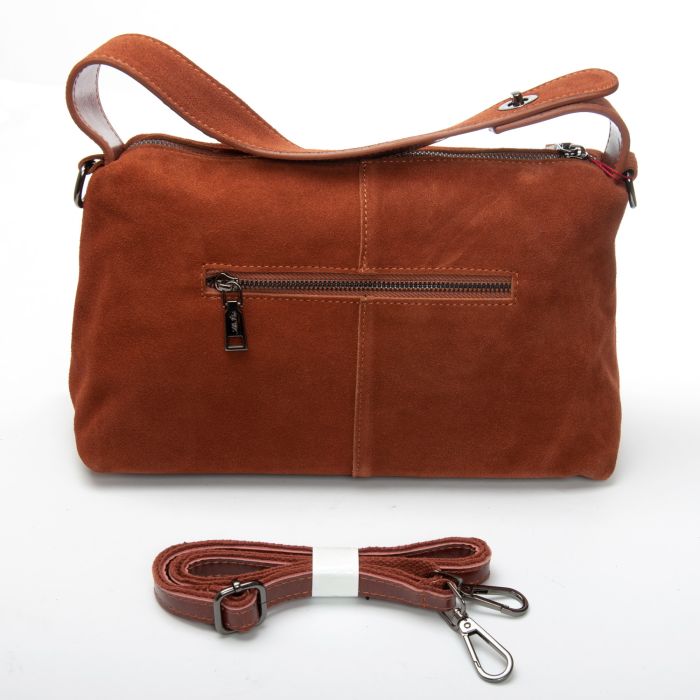 Сумка Женская Классическая замш ALEX RAI 9148 camel