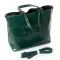 Сумка Женская Классическая кожа Luxeva P109 8704 green