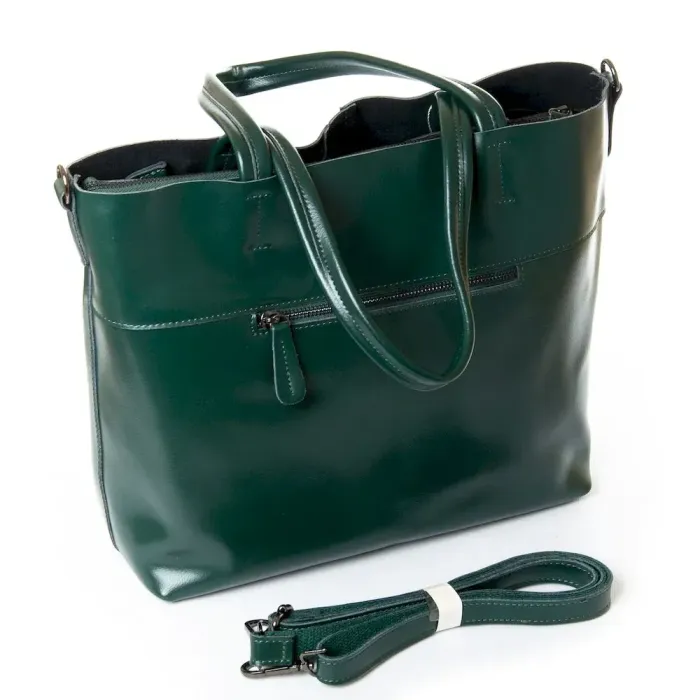 Сумка Женская Классическая кожа Luxeva P109 8704 green