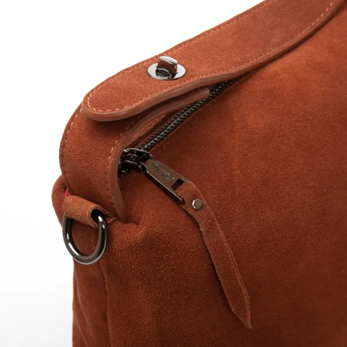 Сумка Женская Классическая замш ALEX RAI 9148 camel