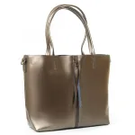 Сумка Жіноча Класична шкіра Luxeva P109 8704 deep-silver-grey