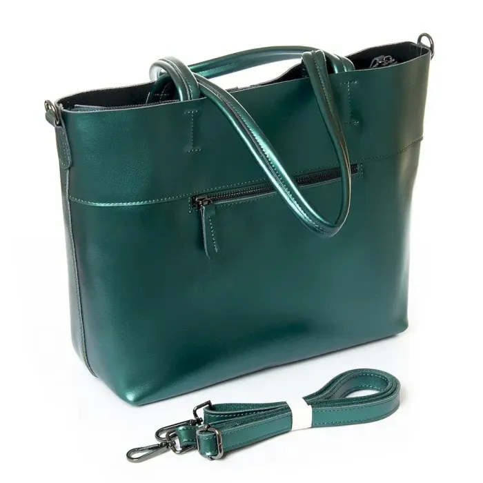 Сумка Женская Классическая кожа Luxeva P109 8704 bright-green
