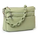 Сумка Жіноча Класична шкіра Luxeva P77 3011 bean green