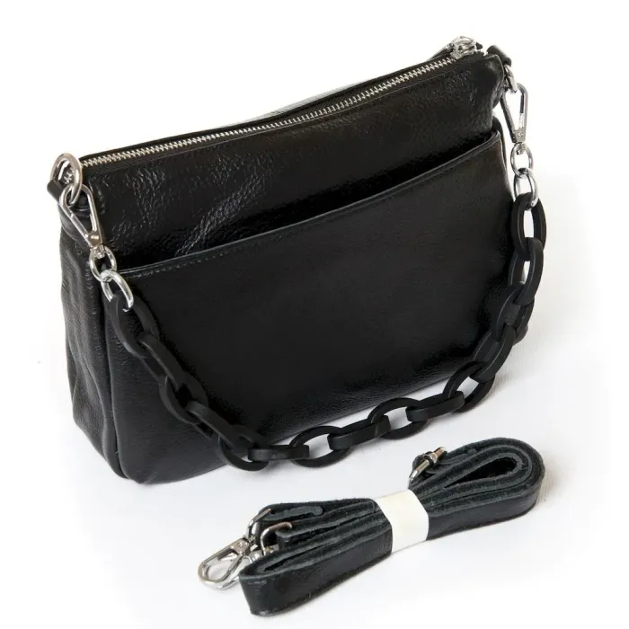 Сумка Женская Классическая кожа Luxeva P77 3011 black
