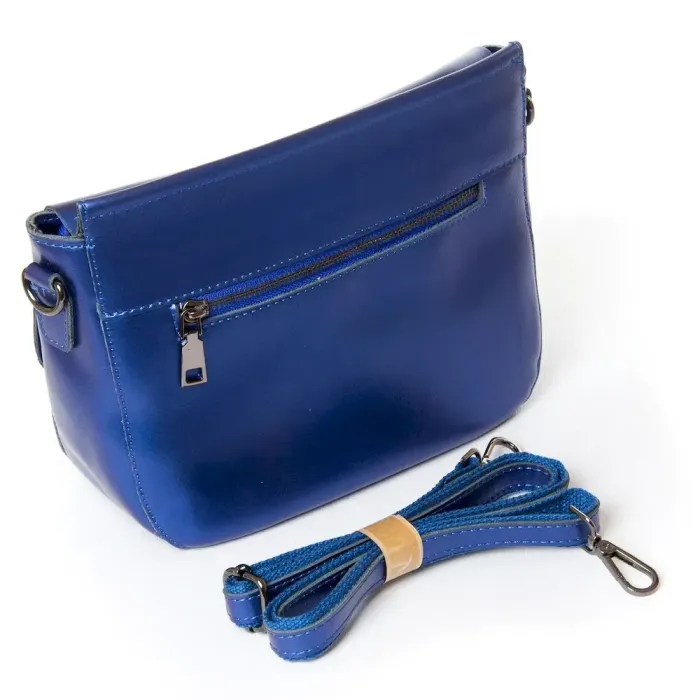 Сумка Жіноча Класична шкіра Luxeva P19 8608 bright-blue