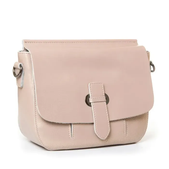 Сумка жіноча Класична шкіра Luxeva P19 8608 pearl-khaki