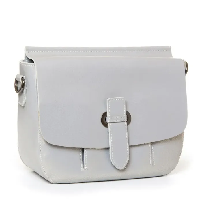 Сумка Женская Классическая кожа Luxeva P19 8608 pearl-light-grey