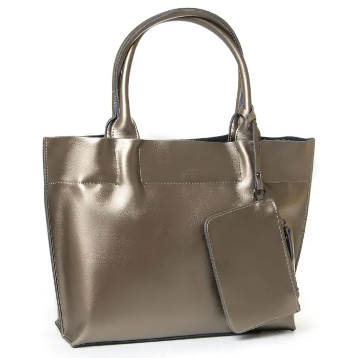 Сумка Жіноча Класична шкіра Luxeva P16 8546 tin putty
