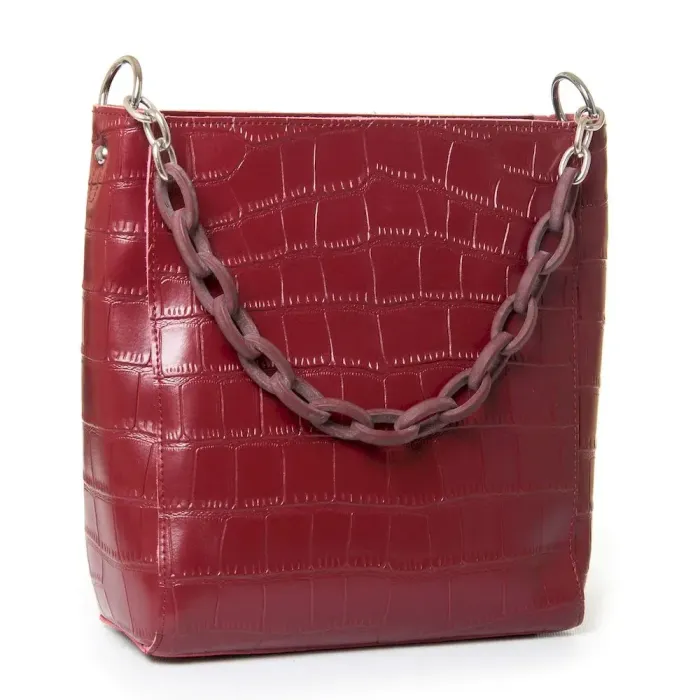Сумка Женская Классическая кожа Luxeva P21 9704 wine red