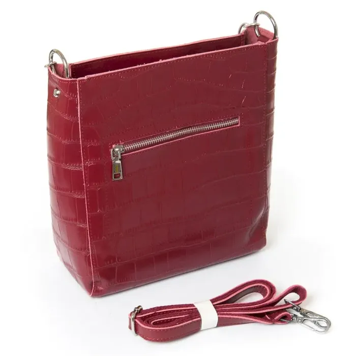 Сумка Женская Классическая кожа Luxeva P21 9704 wine red