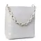 Сумка Женская Классическая кожа Luxeva P21 9704 pearl-light-gray