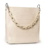 Сумка жіноча Класична шкіра Luxeva P21 9704 beige
