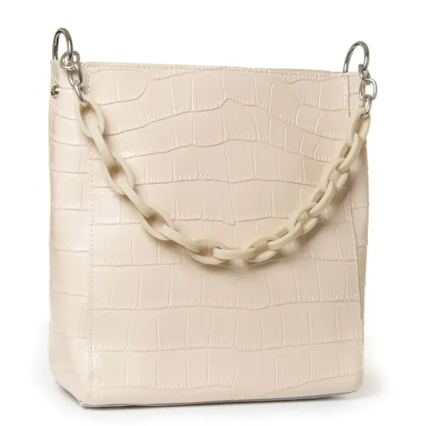 Сумка жіноча Класична шкіра Luxeva P21 9704 beige