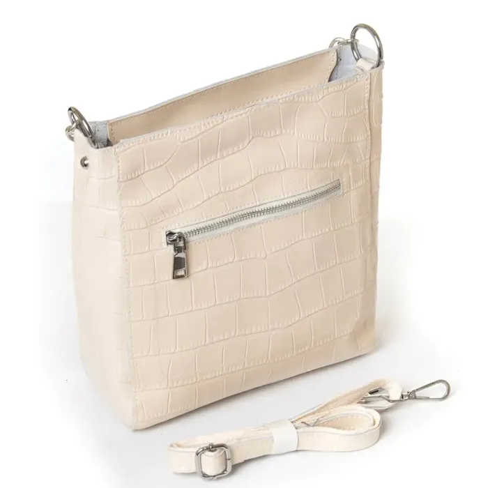 Сумка Женская Классическая кожа Luxeva P21 9704 beige