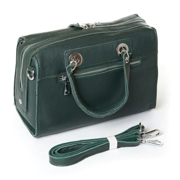 Сумка Женская Классическая кожа Luxeva P7 8757-9 green