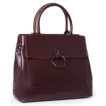 Сумка Жіноча Класична шкіра Luxeva P22 9921 wine-red