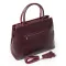 Сумка Женская Классическая кожа Luxeva P22 9921 wine-red