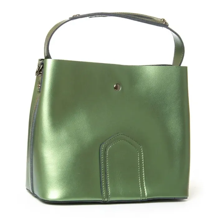 Сумка Женская Классическая кожа Luxeva P105 8641 green