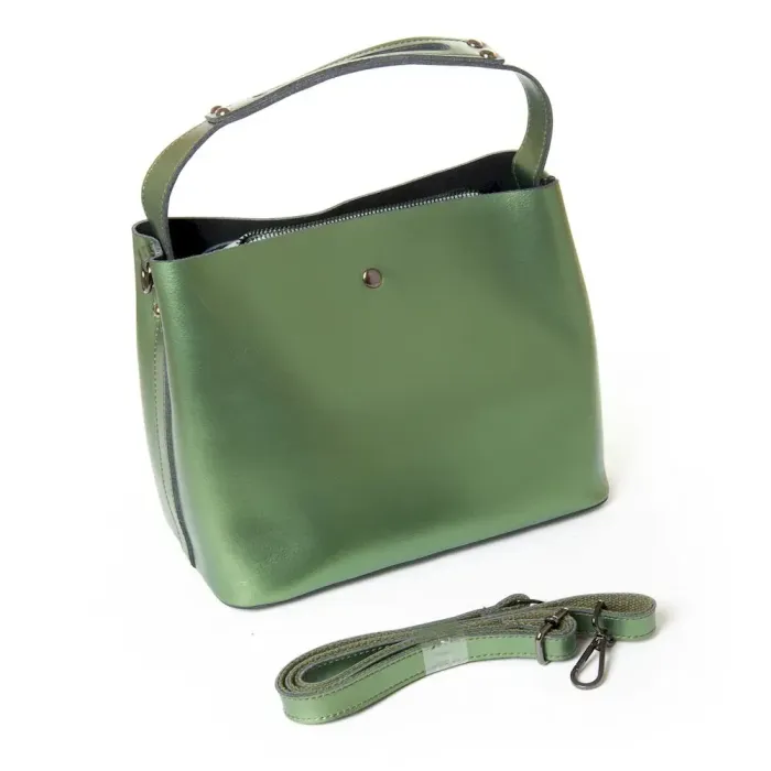 Сумка Женская Классическая кожа Luxeva P105 8641 green