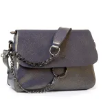 Сумка Жіноча Класична шкіра Luxeva P52 8600 grey-gold