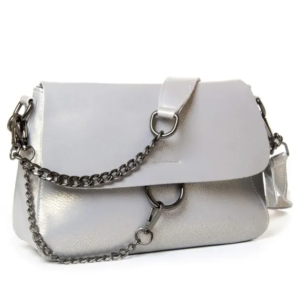 Сумка Жіноча Класична шкіра Luxeva P52 8600 double-grey