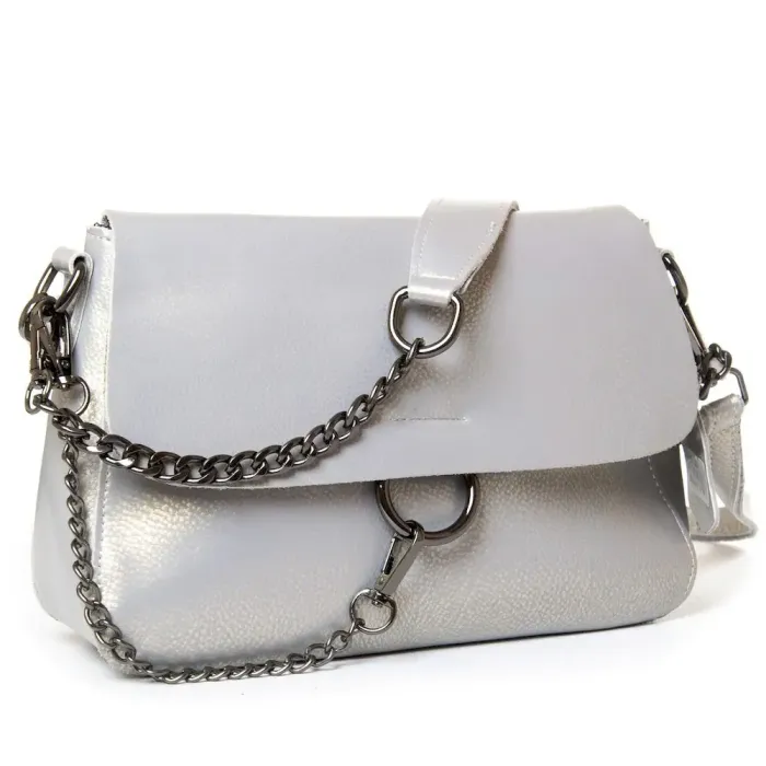 Сумка Женская Классическая кожа Luxeva P52 8600 double-grey