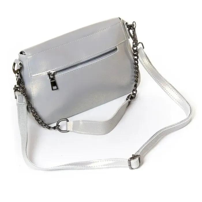 Сумка Женская Классическая кожа Luxeva P52 8600 double-grey