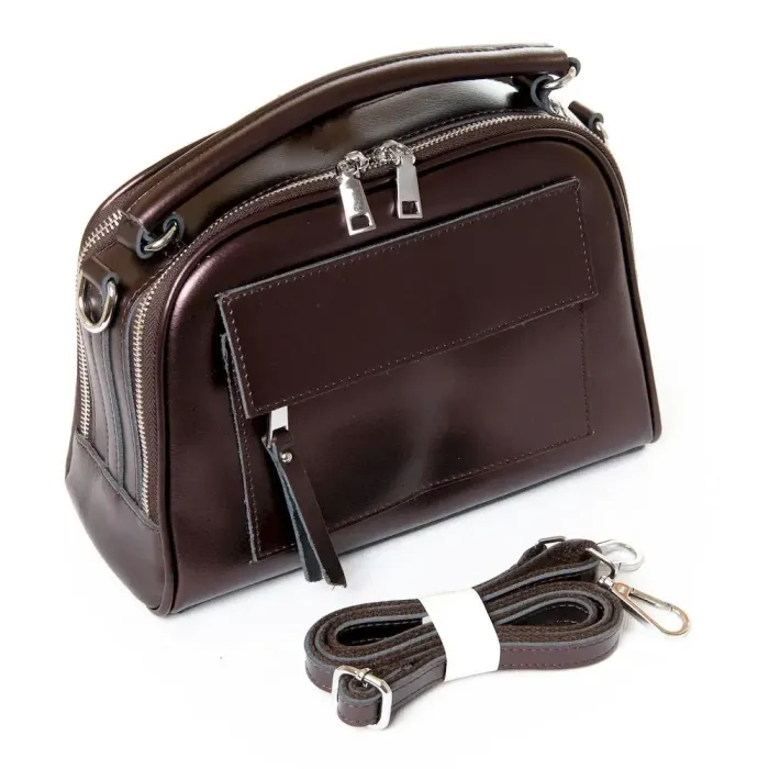 Сумка Женская Классическая кожа Luxeva P72 8545 nacre