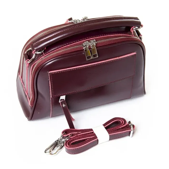 Сумка Женская Классическая кожа Luxeva P72 8545 burgundi