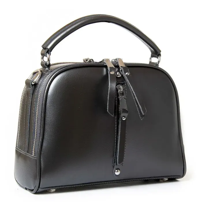 Сумка Женская Классическая кожа Luxeva P72 8545 grey