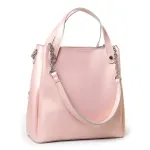 Сумка жіноча Класична шкіра Luxeva P42 8784 pearl-pink