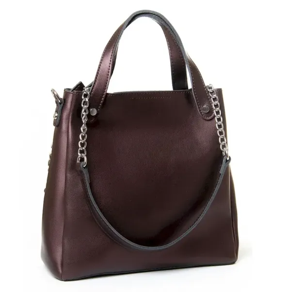 Сумка Жіноча Класична шкіра Luxeva P42 8784 bright-coffee