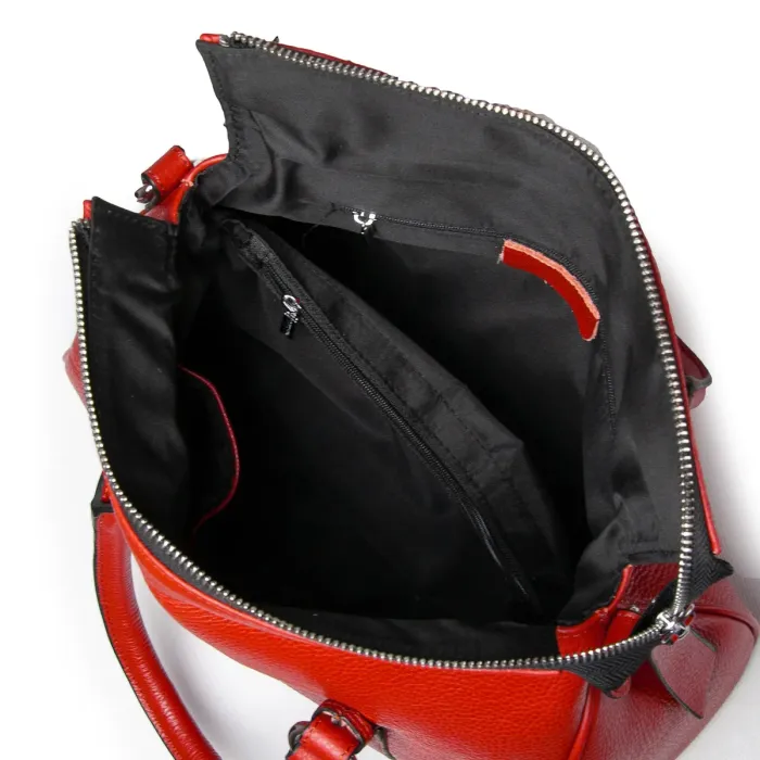 Сумка Класична шкіра P114 8792-9 bright red