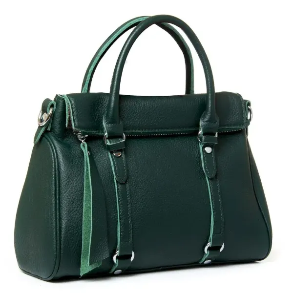 Сумка Женская Классическая кожа P108 8792-9 green