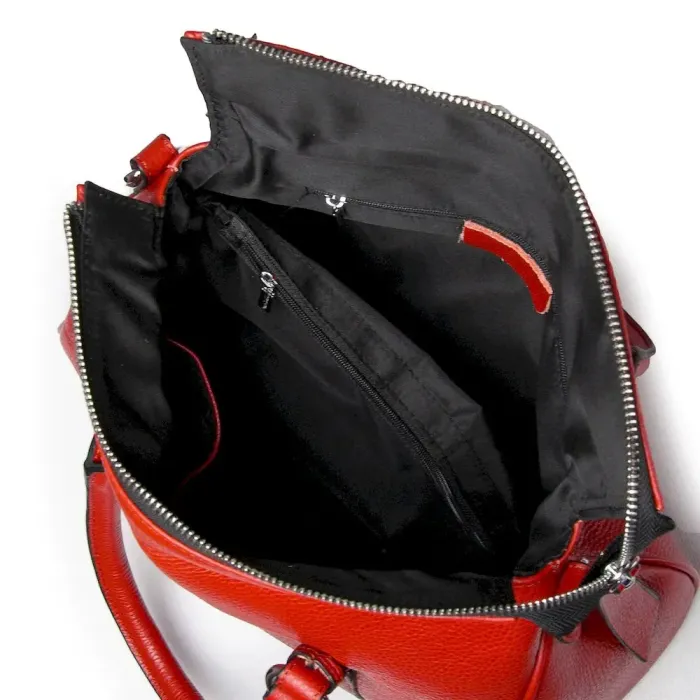 Сумка Женская Классическая кожа P108 8792-9 red
