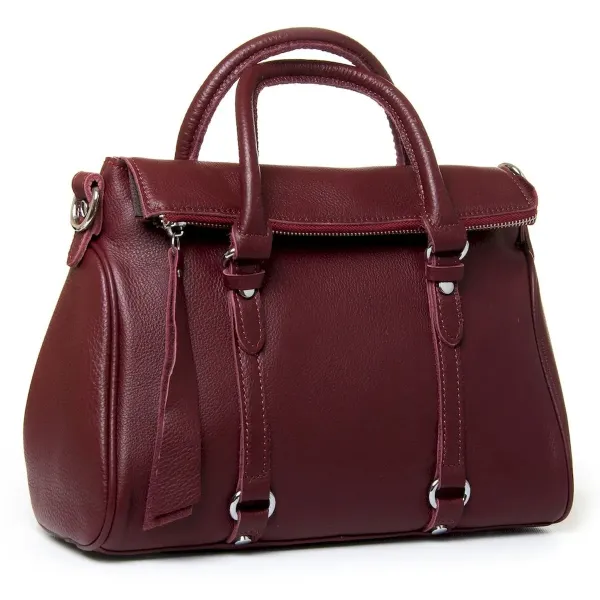 Сумка Женская Классическая кожа P109 8792-9 dark-red