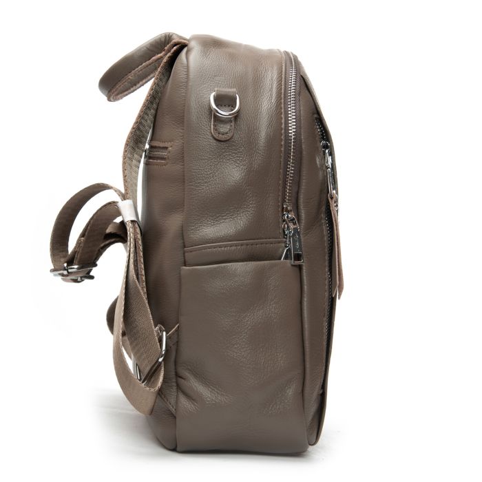 Сумка Женская Рюкзак кожа ALEX RAI 8907-9 grey croco