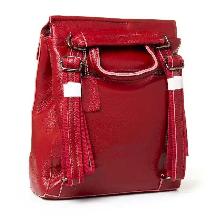 Сумка Женская Классическая кожа P3206-9 red-wine