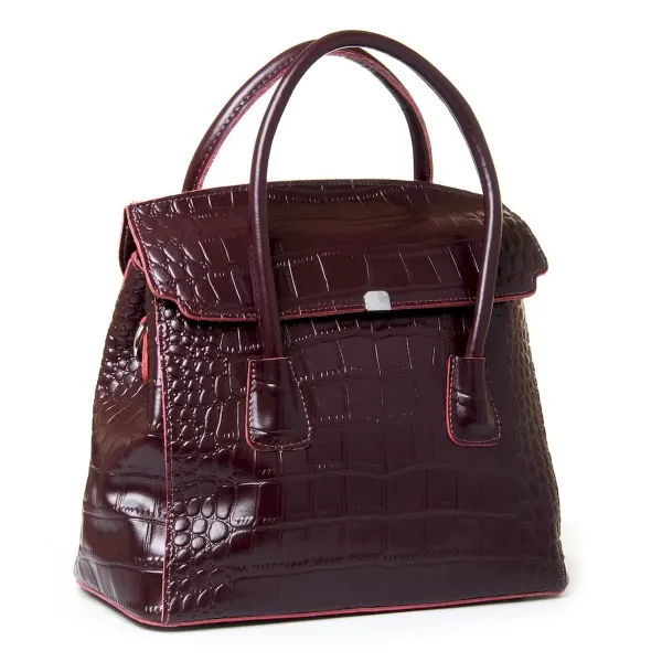 Сумка жіноча Класична шкіра P70 368 deep-wine-red