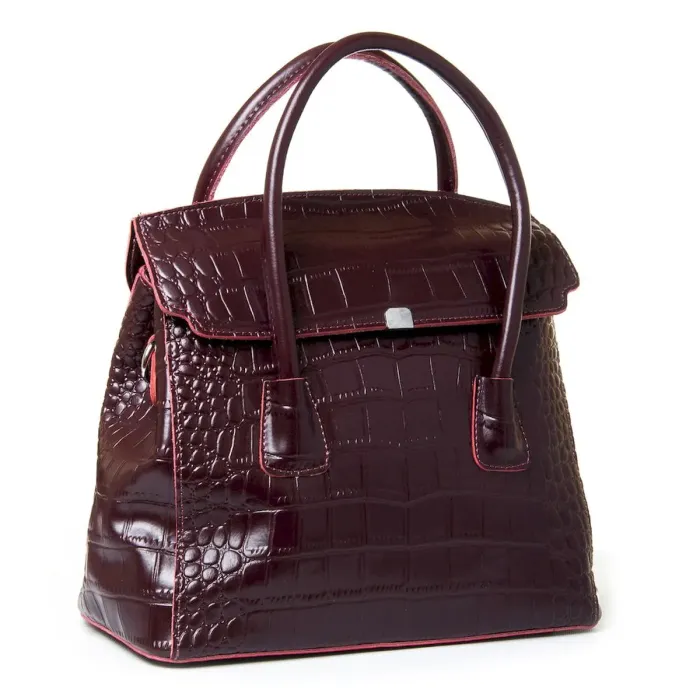 Сумка Женская Классическая кожа P70 368 deep-wine-red