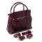 Сумка Женская Классическая кожа P70 368 deep-wine-red