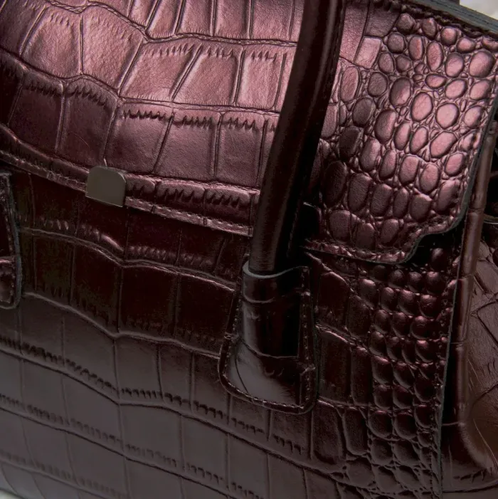 Сумка Женская Классическая кожа P70 368 deep-wine-red